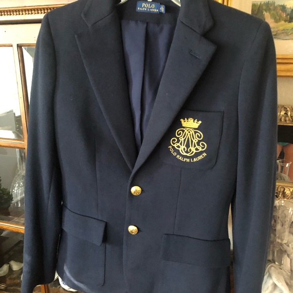 polo navy blazer